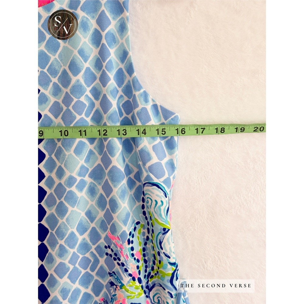 LILLY PULITZER Donna Romper Size 2 Multi Hidden Treasure - Picture 9 of 11